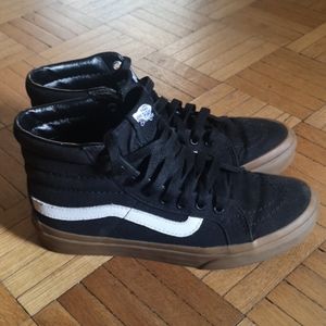 Vans Sk8-hi gum sole skate shoes